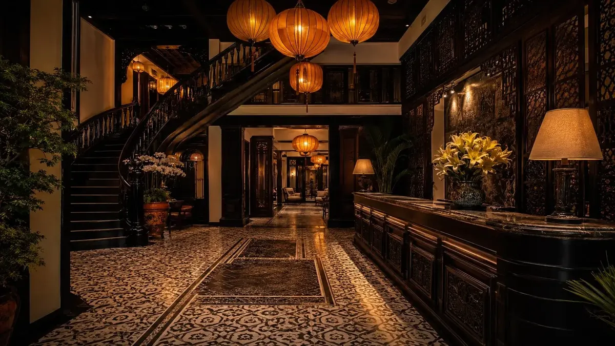The Indochine Hotel Hanoi lobby