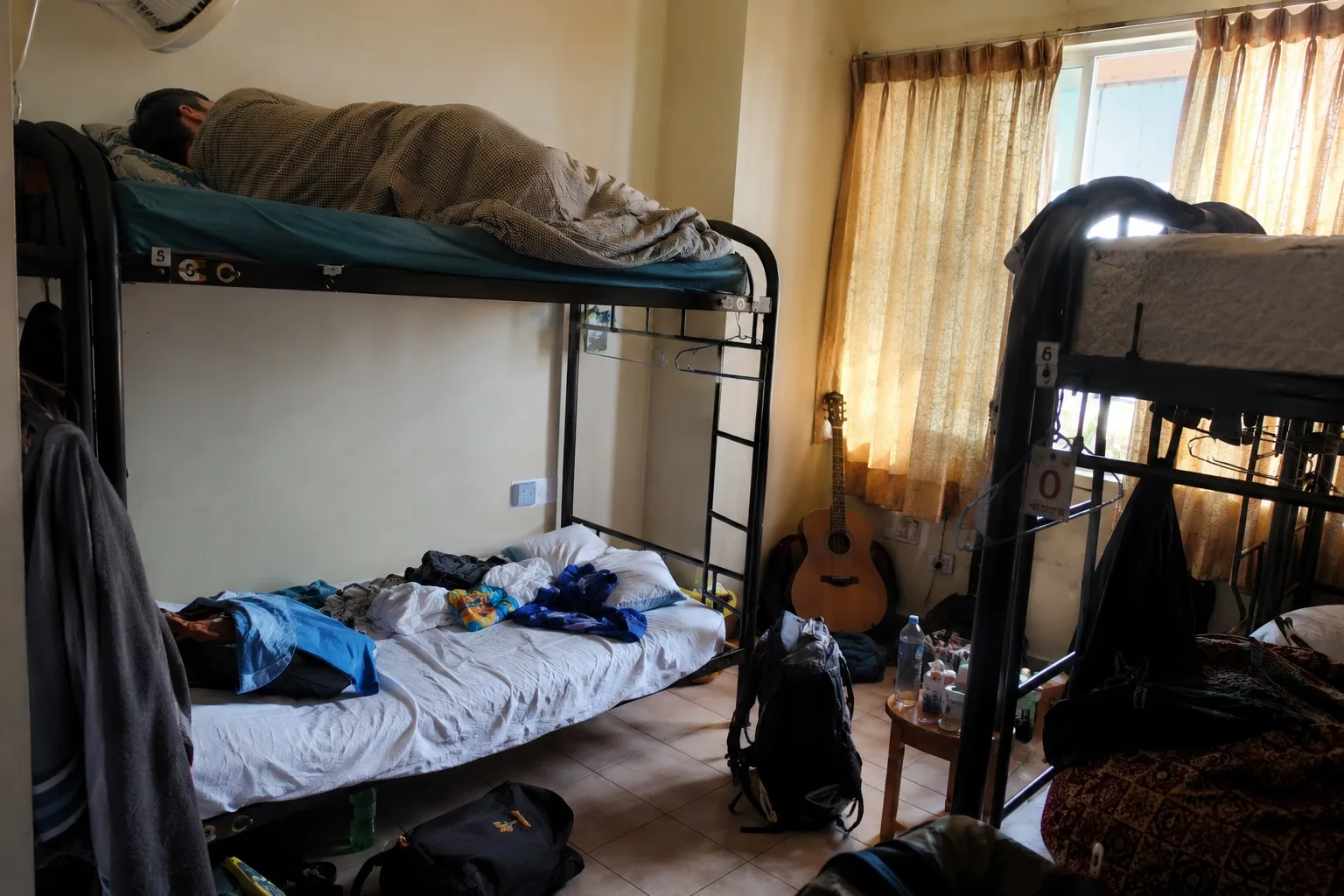 The Happy Gecko Hostel dorm room, Phnom Penh